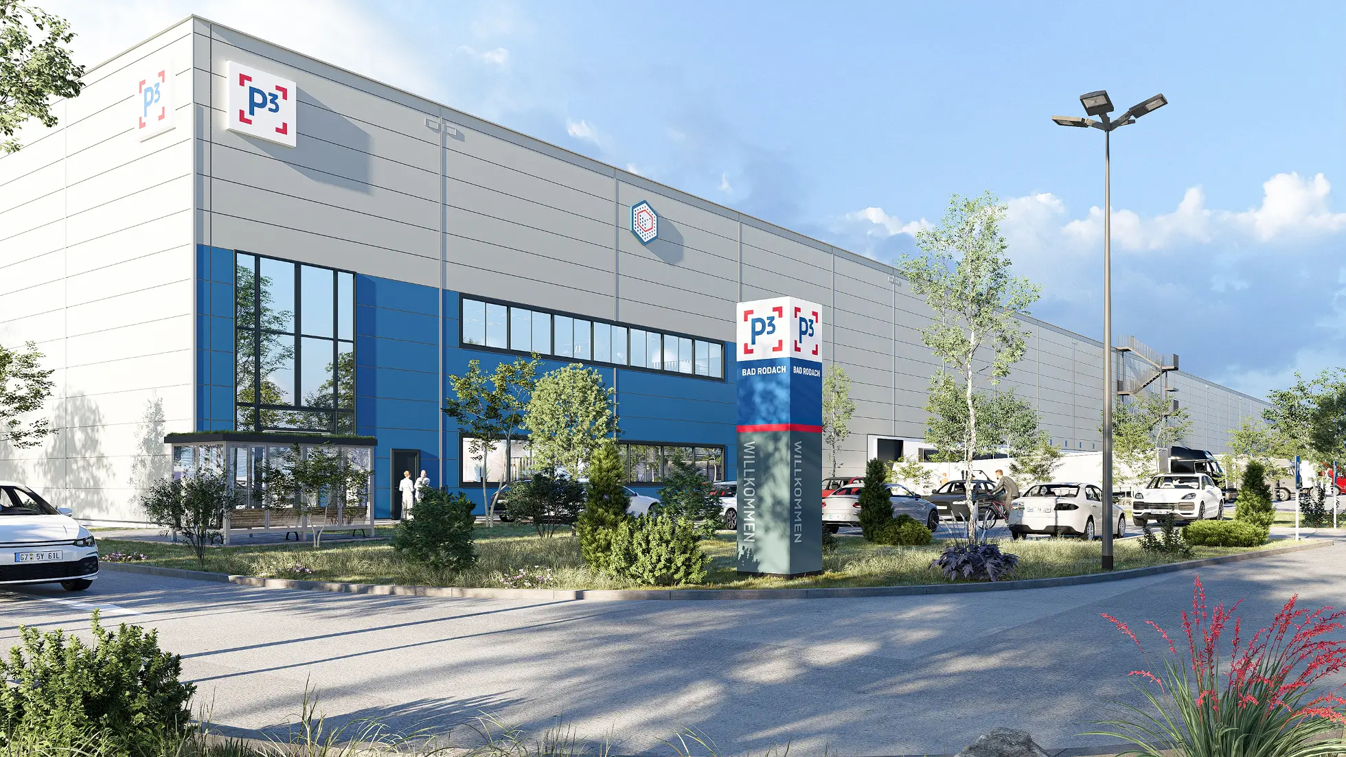 P3 entwickelt erste Build-to-Suit Logistikimmobilie in Deutschland mit 35.609 m² Gesamtmietfläche 