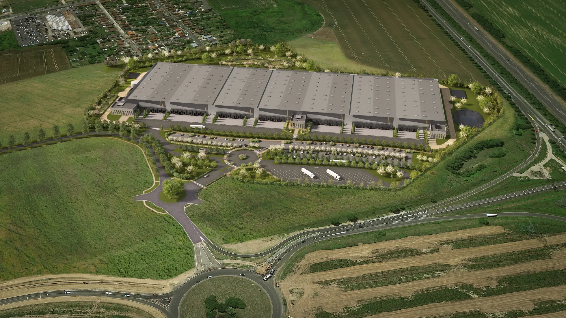 P3 acquiert un projet de développement logistique de 44 000m² à Persan auprès de la SEMAVO et Linkcity